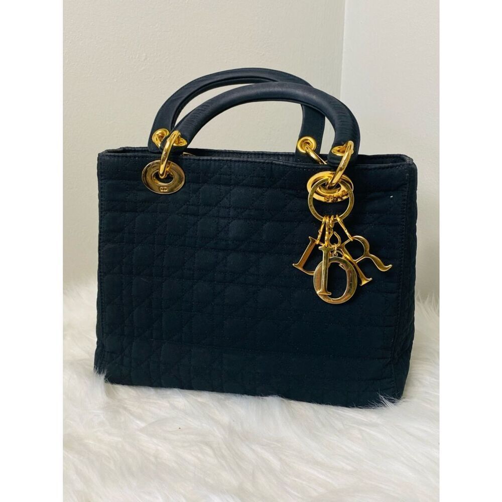 Lady Dior Vintage 1995 Medium Princess Diana Canage Tote w cert of authenticity